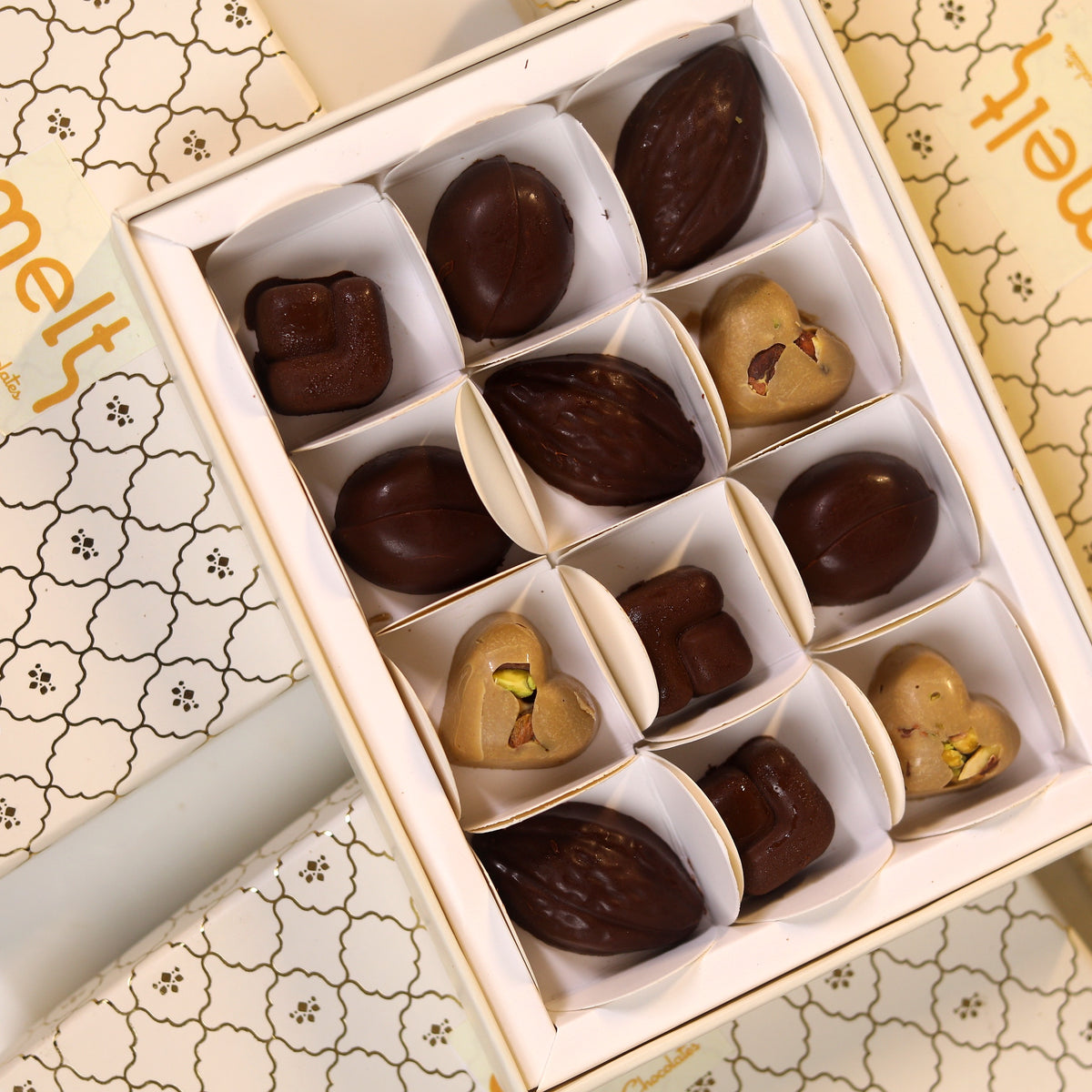 Assorted chocolate 12 cavity